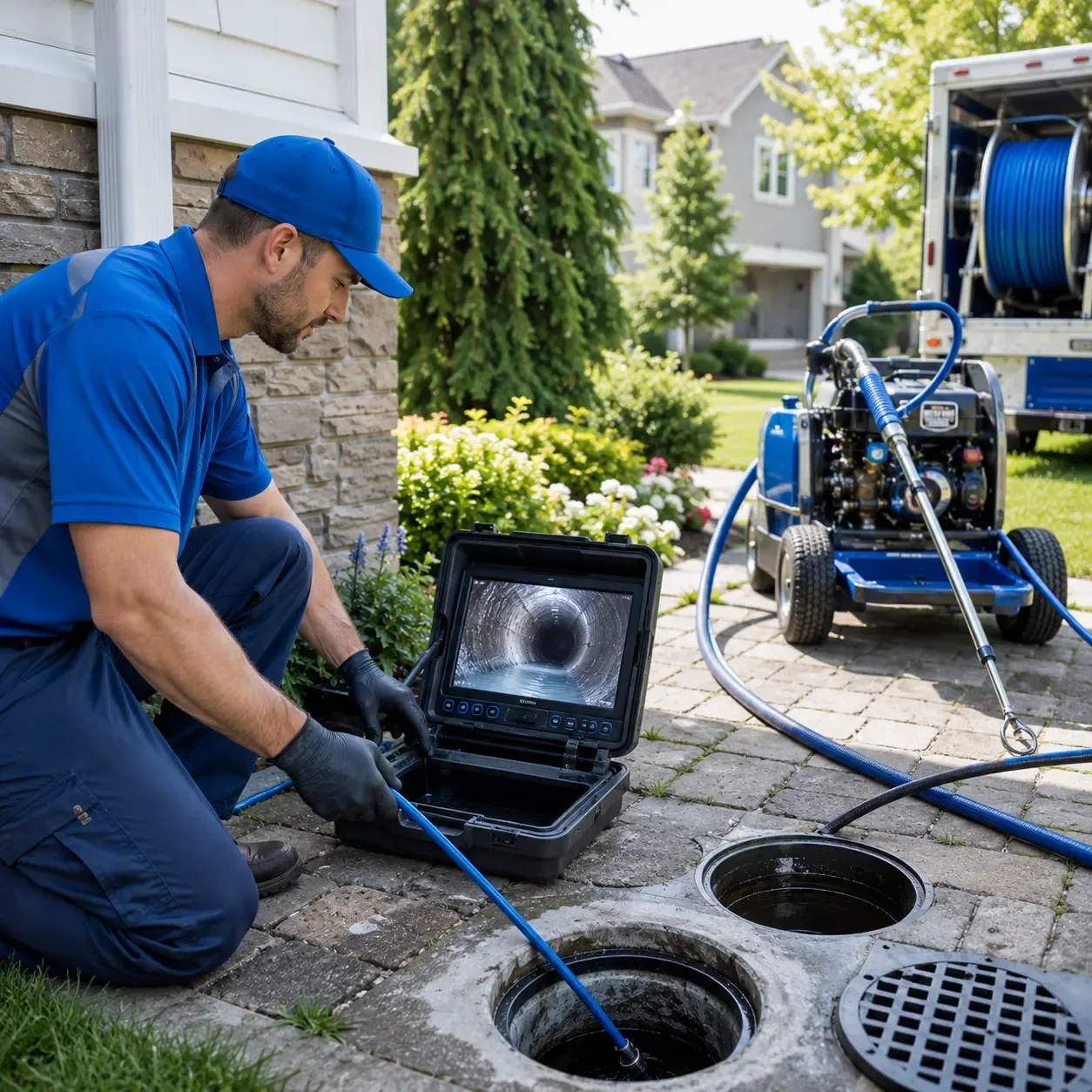 Outdoor drain cleaning professionals serving Sewaren, NJ